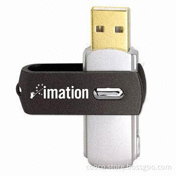 Swivel USB Flash Drive, More than 10 Years Data Retention, 1/2/4/8/16/32GB Full Capacity